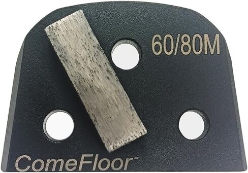 Concrete Floor Grinding Disc, Diamond Metal Grinding Shoes for Concrete Preparation & Thin Epoxy Remove, Compatible with Lavina Onfloor Grinders, Single Bar 16 Grit Medium Bond, Pack of 9 in Saudi Arabia