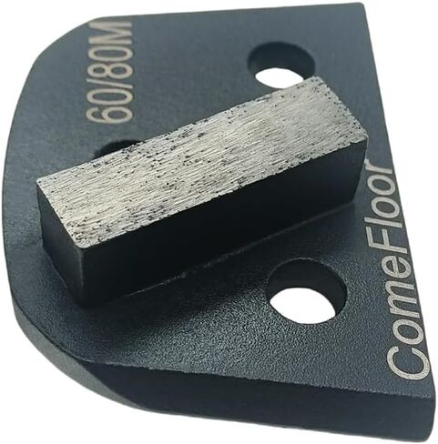 Concrete Floor Grinding Disc, Diamond Metal Grinding Shoes for Concrete Preparation & Thin Epoxy Remove, Compatible with Lavina Onfloor Grinders, Single Bar 16 Grit Medium Bond, Pack of 9 in Saudi Arabia