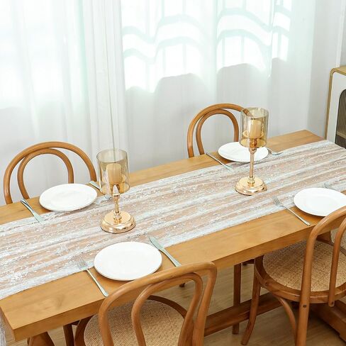 LOMOHOO Sheer Gold Table Runner Golden Romantic Runners Wedding Glitter Table Runners 27 x 118 Inches Gauze Boho Table Cover Bridal Baby Shower Birthday Party Table Decoration in Saudi Arabia