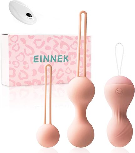 Kegel Ball for Women, EINNEK 3pcs Pelvic Floor Muscle Trainer Doctor Recommends for Bladder Control Incontinence Prolapse, Muscle Tightening & Strengthen Stimulator Ball, Purple in Saudi Arabia
