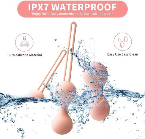 Kegel Ball for Women, EINNEK 3pcs Pelvic Floor Muscle Trainer Doctor Recommends for Bladder Control Incontinence Prolapse, Muscle Tightening & Strengthen Stimulator Ball, Purple in Saudi Arabia