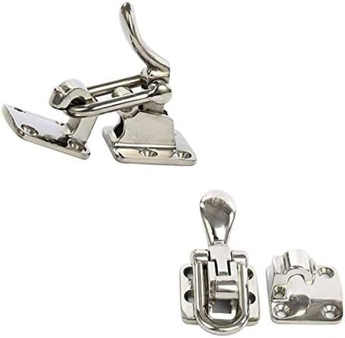 Amarine Made Pair of Stainless Steel Hold Down 90 Degree Clamp-locking Cam Latch for Boat, RV,Caravan,Attic Hatch Doorway in Saudi Arabia