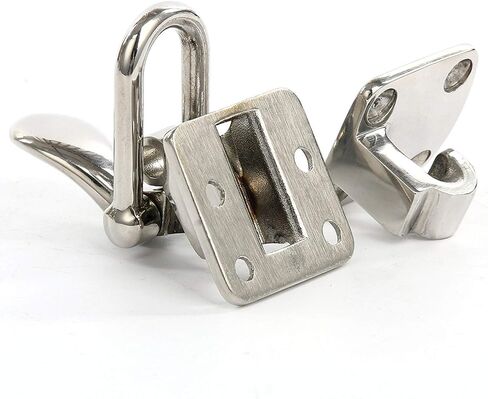 Amarine Made Pair of Stainless Steel Hold Down 90 Degree Clamp-locking Cam Latch for Boat, RV,Caravan,Attic Hatch Doorway in Saudi Arabia