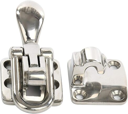 Amarine Made Pair of Stainless Steel Hold Down 90 Degree Clamp-locking Cam Latch for Boat, RV,Caravan,Attic Hatch Doorway in Saudi Arabia