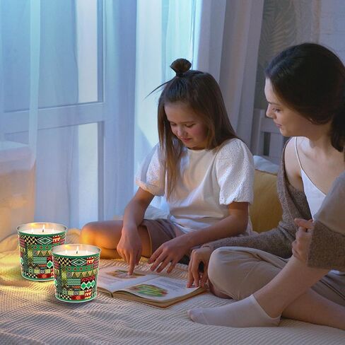 Citronella Candles Set of 2, Lemongrass Candles 7OZ, Outdoor Indoor Scented Candles with Pure Citronella Essential Oil and Natural Soy Wax in Saudi Arabia