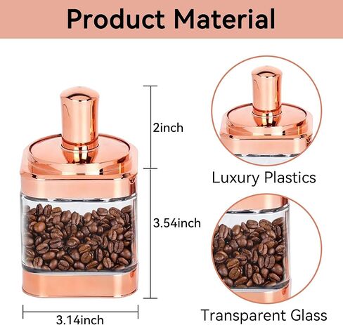 مجموعة برطمانات البهارات من YYW مكونة من 2 صندوق حاوية توابل زجاجية 11 أونصة/320 مل، صندوق توابل شفاف مع غطاء وملعقة لتوابل الملح والفلفل والسكر (فضي)، ذهبي وردي in Kuwait
