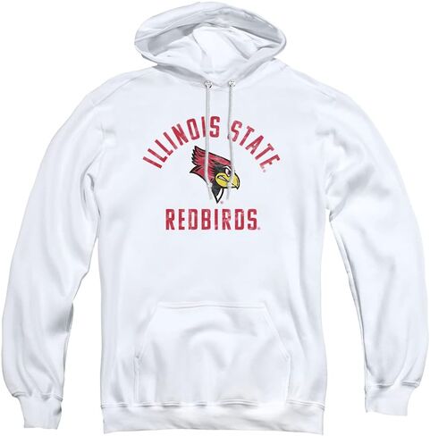 LOGOVISION جامعة ولاية إلينوي الرسمية شعار Redbirds للجنسين الكبار سحب أكثر من هوديي in Kuwait