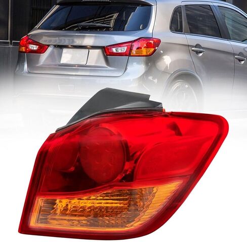 ضوء خلفي خارجي من Sunhua متوافق مع 2011-2019 Mitsubishi Outlander Sport ASX RVR، عدسة خلفية بديلة للضوء الخلفي للفرامل (الجانب الأيمن/الراكب) in Kuwait