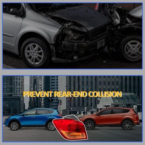 ضوء خلفي خارجي من Sunhua متوافق مع 2011-2019 Mitsubishi Outlander Sport ASX RVR، عدسة خلفية بديلة للضوء الخلفي للفرامل (الجانب الأيمن/الراكب) in Kuwait