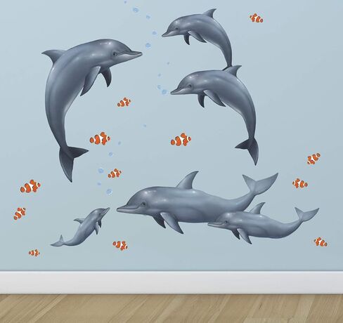 Ocean Wall Stickers ~Under Water Sea Wall Decals (29) Peel & Stick for Kids Room Walls in Kuwait