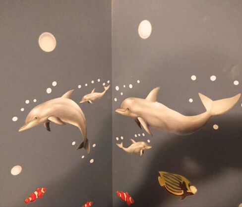 Ocean Wall Stickers ~Under Water Sea Wall Decals (29) Peel & Stick for Kids Room Walls in Kuwait