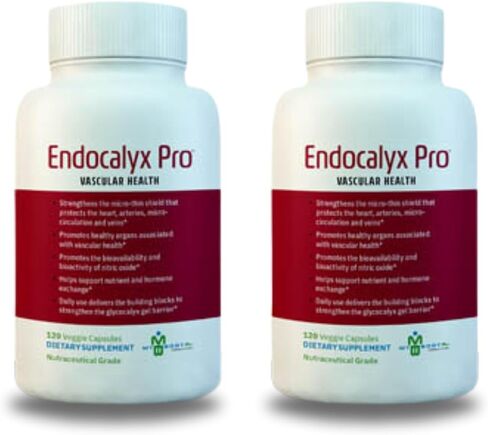 Endocalyx Pro - Vascular & Microcirculation Health Supplement 120 Capsules | Support Vascular Protection | Support Nitric Oxide Functions | Nourishes The Glycocalyx Structure in Saudi Arabia