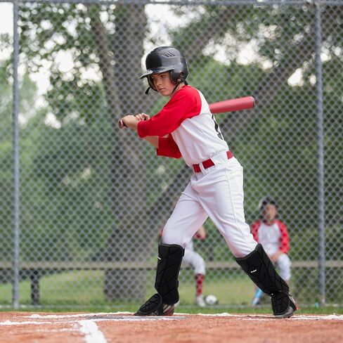 واقيات ساق باتر، واقي قدم ساق البيسبول مع أشرطة قابلة للتعديل للشباب in Kuwait