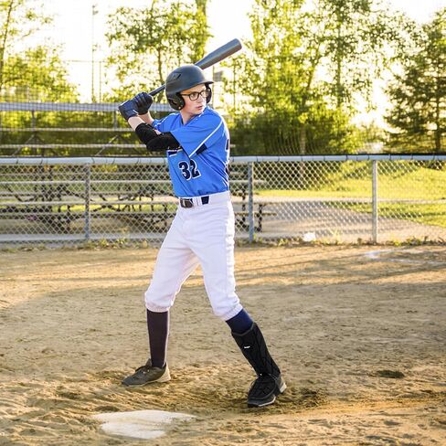 واقيات ساق باتر، واقي قدم ساق البيسبول مع أشرطة قابلة للتعديل للشباب in Kuwait