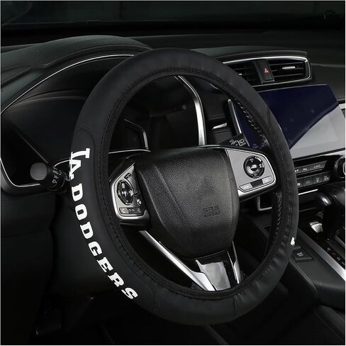 for Braves Steering Wheel Cover Leather Black fit Braves Car Accessories for Sports Fans,Universal Size14-15 Inch fit Most car SUV Trucks. (for YongS) in Saudi Arabia