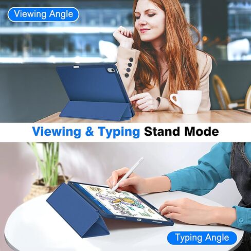 حافظة Fintie SlimShell لجهاز iPad Air 13 بوصة (M2) 2024 - [حامل قلم رصاص مدمج] غطاء خلفي واقٍ ناعم من مادة TPU مع تنبيه/غفو تلقائي، كتاب التركيب in Saudi Arabia