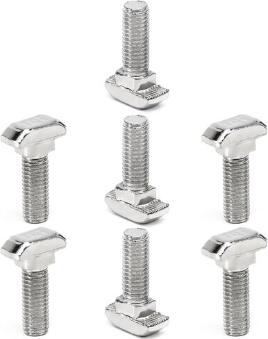 مسامير فتحة MroMax M8-1.25x20 مم من الصلب الكربوني مسمار منزلق مسمار مسمار متري مطرقة رأس مسمار للمعيار الأوروبي 40 سلسلة من الألومنيوم الفضي 20 قطعة in Saudi Arabia