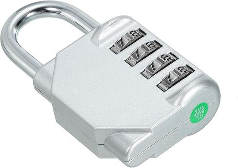 PATIKIL 3 Inch Long 4 Digit Combination Padlock, 2 Pack Waterproof Zinc Alloy Resettable Combination Lock for Outdoor Gym Gate Box, Pink in Saudi Arabia