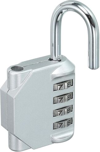 PATIKIL 3 Inch Long 4 Digit Combination Padlock, 2 Pack Waterproof Zinc Alloy Resettable Combination Lock for Outdoor Gym Gate Box, Pink in Saudi Arabia