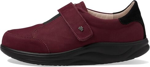 Finn Comfort Suzuka Redwine/Schwarz Patagonia/Velour UK 4.5 (سيدات الولايات المتحدة 7) متوسط in Kuwait