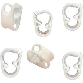 36 Pack Plastic Tubing Clamps Adjustable 1/4"" - 1/2"", Tube Clamp, Laboratory Pinch Valve Flow Control Hose Clamp