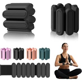 Adjustable Ankle Weights for Women Set of 2 (1Lbs Each),Pilates Wrist Weights Suitable for Yoga,Walking,Dance,Jogging,Gym