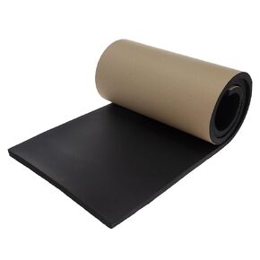 Neoprene Sheet Adhesive Foam Rubber 1/2 inch Foam Padding with Backing Foam Rubber Padding, Neoprene Rubber Sheet Ideal for DIY Projects, Gaskets, Crafts (1/2" Thick × 12" Wide × 54" Long)