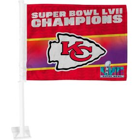 FANMATS Kansas City Chiefs Super Bowl LVII Car Flag