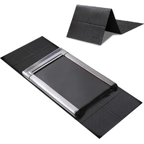 Foldable Treadmill mat, 68''x24'' Exercise Equipment Mat for Hardwood Floor Carpet Protection, 6mm Thick, Exercise Bike Mat Pad for Indoor Cycles, Rowing Machine, Elliptical