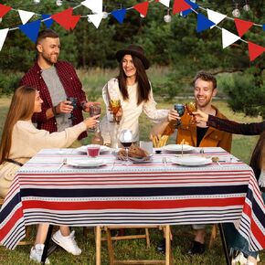 Nasitos 2 Pack Plastic Table Cloth 60x84 Inch-100% Waterproof Clear Table Cover Protector, PVC Sheet Oil Spill Proof Wipeable Table Cloth Disposable for Picnic, Dining, Parties, Outdoor & Indoor Uses