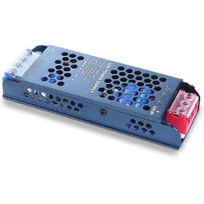 مصدر طاقة LED 24 فولت 150 وات، محول LED فائق النحافة 100-265 فولت تيار متردد إلى 24 فولت تيار مستمر 6.25 أمبير محول هادئ منخفض الجهد LED سائق محول الجهد المستمر لأضواء شريط LED، مصباح LED in Kuwait