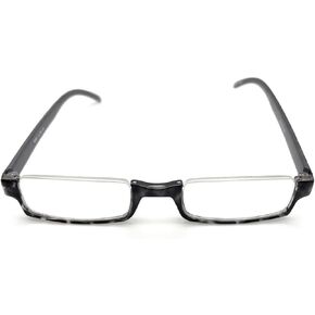 The Emma Half Moon Rim Readers Clear Reading Glasses Cheaters for Women