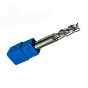 Cutting Tools Solid Carbide roughing End Mills for Aluminum, HRC50 Worked for Aluminum, 3 Flutes, 3/8" Diameter, 3/8" Shank, 1" Length of Cut, 3" Overall Length