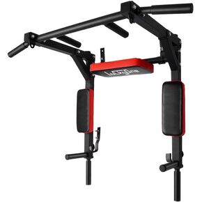 Luckyone Multifunctional Wall Mounted Pull Up Bar/Chin Up bar,Dip Station for Indoor Workout Supports to 440 Lbs
