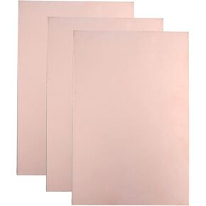 YXQ 3Pcs 150x100mm Copper Clad Board, Double Sided FR-4 Clad Coated Circuit Board Prototype for Test