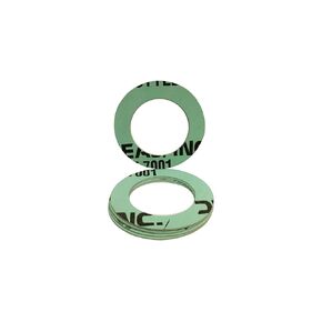 Sterling Seal CRG7001.300.031.150X5 7001 Compressed Non-Asbestos, Aramid/NBR Ring Gasket, 3" Pipe Size, 1/32" Thick, Pressure Class 150#, 0.31", Green/Blue/White (Pack of 5)