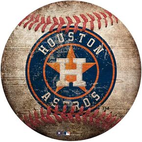 Fan Creations GA Houston Astros 12" Baseball Shaped Sign