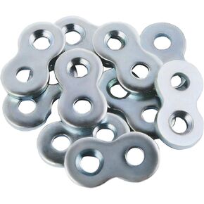 Figure 8 Fastener or Table Fasteners, Heavy Duty Steel and Galvanized Exterior. (30 Pack)