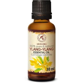 Ylang-Ylang Essential Oil 1.7 Fl Oz - Cananga Odorata - Madagaskar - 100% Pure & Natural Ylang Ylang Oil Best for Aromatherapy - Good Sleep - Beauty - Relaxation - Aroma Diffuser