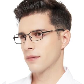 OCCI CHIARI نظارات قراءة معدنية قارئات الضوء الأزرق للرجال (1.0 1.25 1.5 1.75 2.0 2.25 2.5 2.75 3.0 3.5 4.0) in Kuwait
