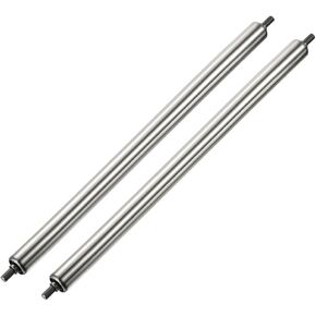 YOKIVE 2 Pcs Conveyor Roller, Stainless Steel Roller Replacement | Smooth Movement, Great for Factories, Warehouses Use (Silver, 1 Inch Dia, 24 Inch Length)