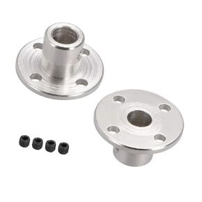 2Pcs Shaft Coupling 8mm Bore Coupler Connector Joint Motor Accessories H13*D16 for 3D Printer Encoder CNC Machine,Silver