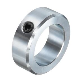 uxcell Set Screw Collars 1-1/2" Bore Carbon Steel Shaft Collars, 2-1/4" OD, 3/4" Width Axle Collar Clamp for Linear Rod Shaft Guide