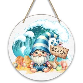 Beach House Sea Turtle Summer Door Decor Sign Tropical Hawaii Coastal Summer Coastal Decorations for Home Porch Yard Garden Party Gifts Welcome Sign for Front Door Wall Farmhouse Summer Door Sign /Y32