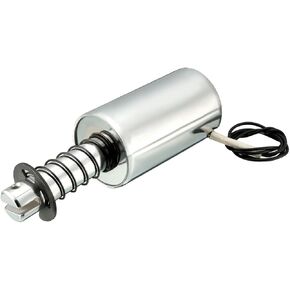 uxcell DC 12V 60-120N Force 10mm Pull Type,Tubular Solenoid Electromagnet,Linear Motion,MQ8-Z57