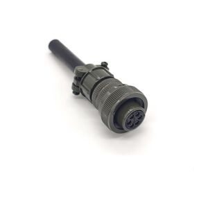 MS3106A14S-6S Industrial Circular Connector, MIL-DTL-5015 Series Threaded Connector 6 Pin Contacts Solder Female Connectors Straight, 14S Shell Size for Industrial