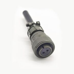MS3106A14S-9S Industrial Circular Connector, MIL-DTL-5015 Series Threaded Connector 2 Pin Contacts Solder Female Connectors Straight, 14S Shell Size