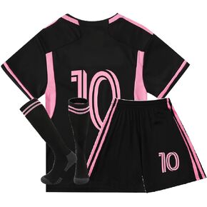 Legend #10 Soccer Jersey Football Jersey Training Shirt with Socks for Kids Boys Girls and Youth