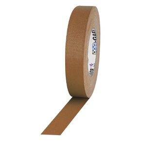 1" Width ProTapes Pro Gaff Premium Matte Cloth Gaffer's Tape With Rubber Adhesive, 11 mils Thick, 55 yds Length, Tan (Pack of 1)