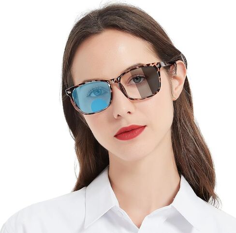 MARE AZZURO Photochromic Bifocal Reading Glasses Women Blue Light Outdoor Readers 1.0 1.25 1.5 1.75 2.0 2.25 2.5 2.75 3.0 3.5 in Saudi Arabia